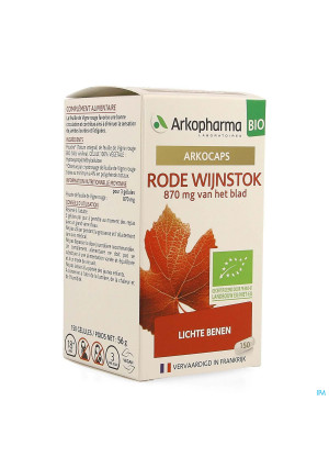 Arkocaps Rode Wijnstok Bio Caps 150 Nf4138103-20