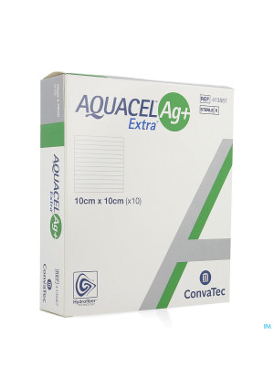 Aquacel Ag+ Extra 10 X 10cm 10 4135674151213-20