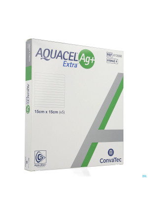 Aquacel Ag+ Extra 15 X 15cm 5 4135684151221-20