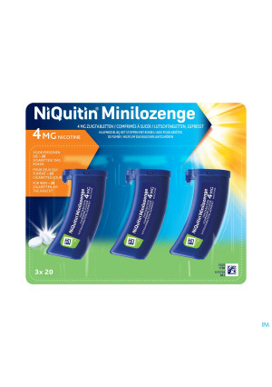 Niquitin 4,0mg Minilozenge Nf Zuigtabl 604235578-20