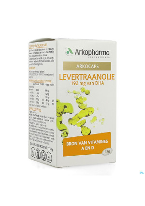 Arkocaps Levertraanolie Caps 220 Arkopharma4235768-20